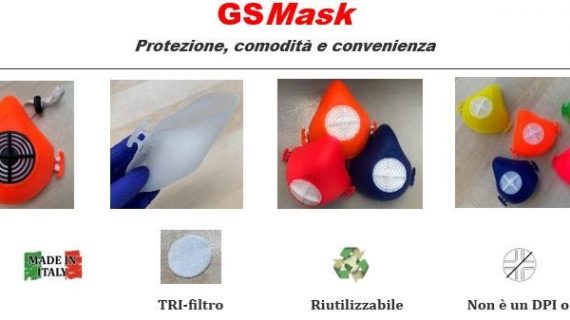 GSMask – la nuova mascherina progettata e realizzata da Giussani Stampi