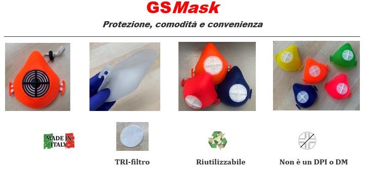 GSMask – la nuova mascherina progettata e realizzata da Giussani Stampi